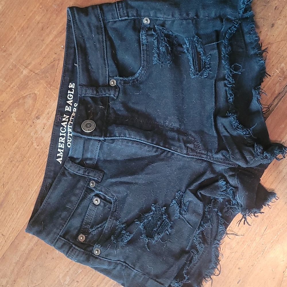 American Eagle hi-rise festival shorts